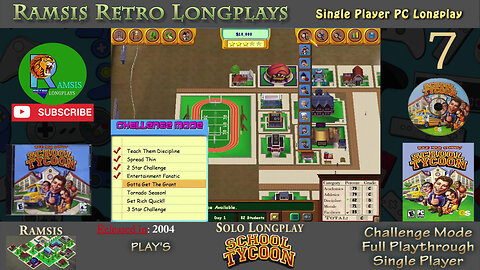 School Tycoon | PC Game | 2004 | Intermediate Level #5 | Challenge Mode