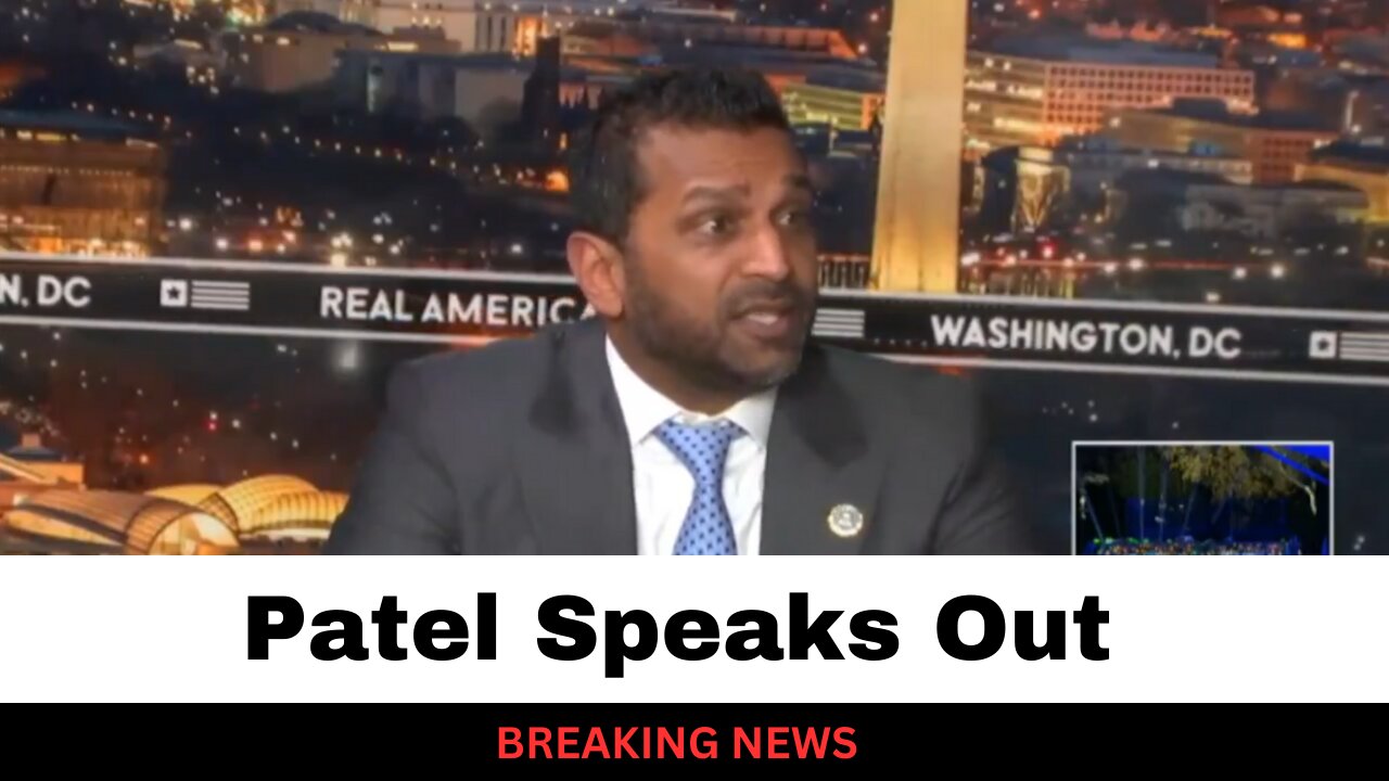 Kash Patel Speaks Out Jan 6th Pipe Bomb Suspect Arrest