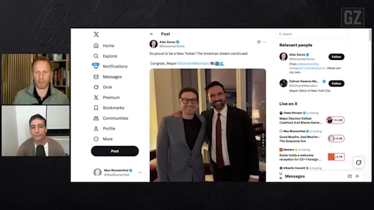 The Mamdani-Soros photo speaks volumes ⚡ The Grayzone