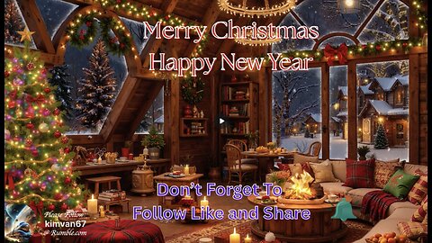 The Streams Podcast Studio, Special Christmas Music Ambience, Changing backgrounds