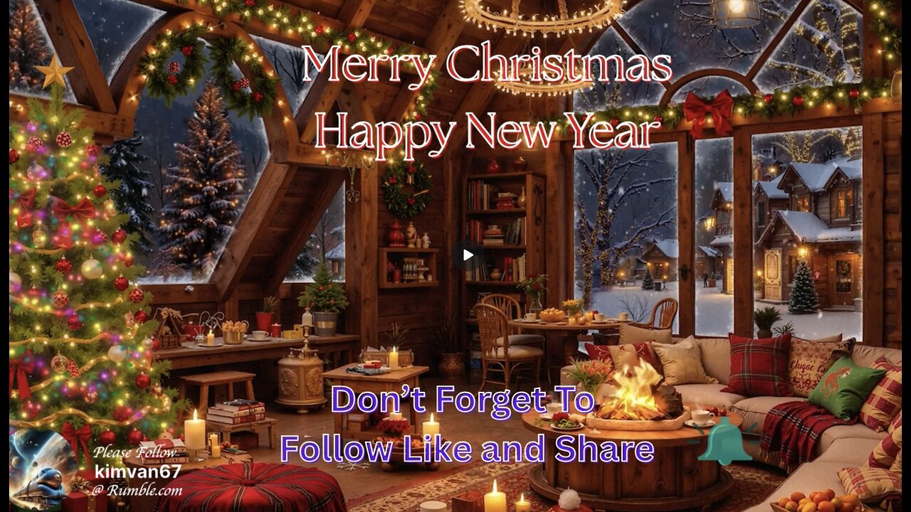 The Streams Podcast Studio, Special Christmas Music Ambience, Changing backgrounds