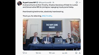 Rape and Torture gang inquiry. No mention from Reform UK and Nigel Farage.