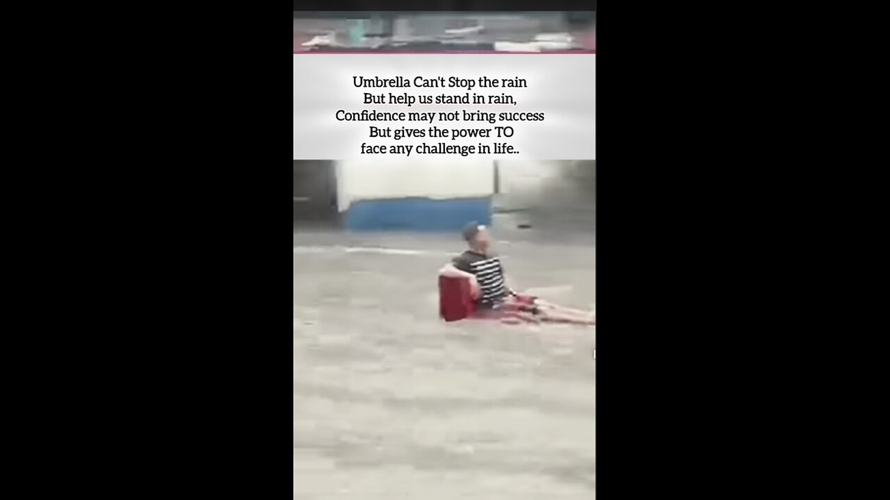 Facing Deadly Flash Flood in a unique way