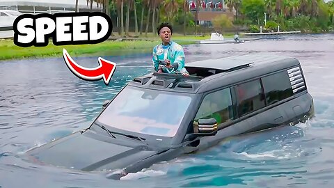 iShowSpeed tests a Floating Car