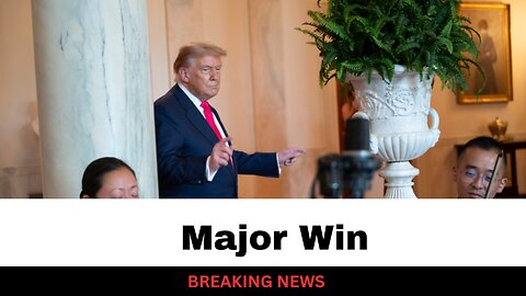 Trump Gets Major Win - Senator Not Seeking Re-Election
