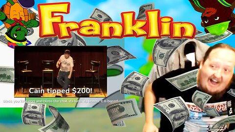 Egg White Gets A $200 DONATION Whilst Narrating Over Franklin The Turtle (SLIGHTLY UNHINGED)