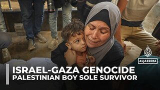 Three-year-old boy sole survivor of Israeli strike that killed family in Gaza City