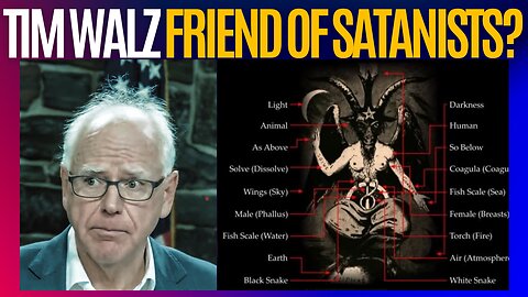 Tim Walz and the Minnesota Democratic Coalition of Satanic Worshipers