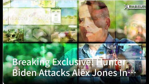 Breaking Exclusive! Hunter Biden Attacks Alex Jones In Pathetic Crack Head Freak Out