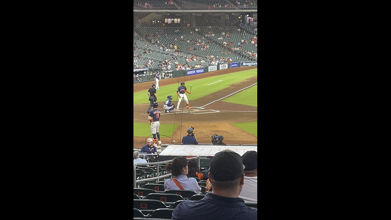 Cam Smith Triple in first #Astros AB at #daiken Park #builtforthis #houstonastros vs #spacecowboys