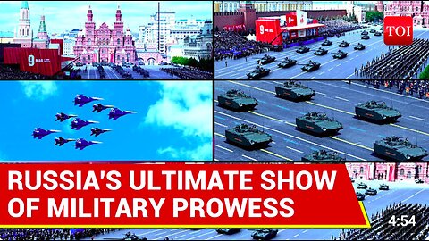 Russia Flaunts 'Weapons Of War' At V-Day Parade: T-34 Tanks, S-400, Artillery, Drones & Jets