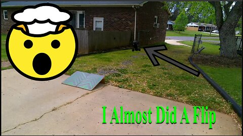 RC Turbo Jumping Ramp In The Drive Way Today Part 2