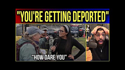 Must See!! Racist White Liberal Get's Brutal Reality Check By Latina Conservative at ICE Facility