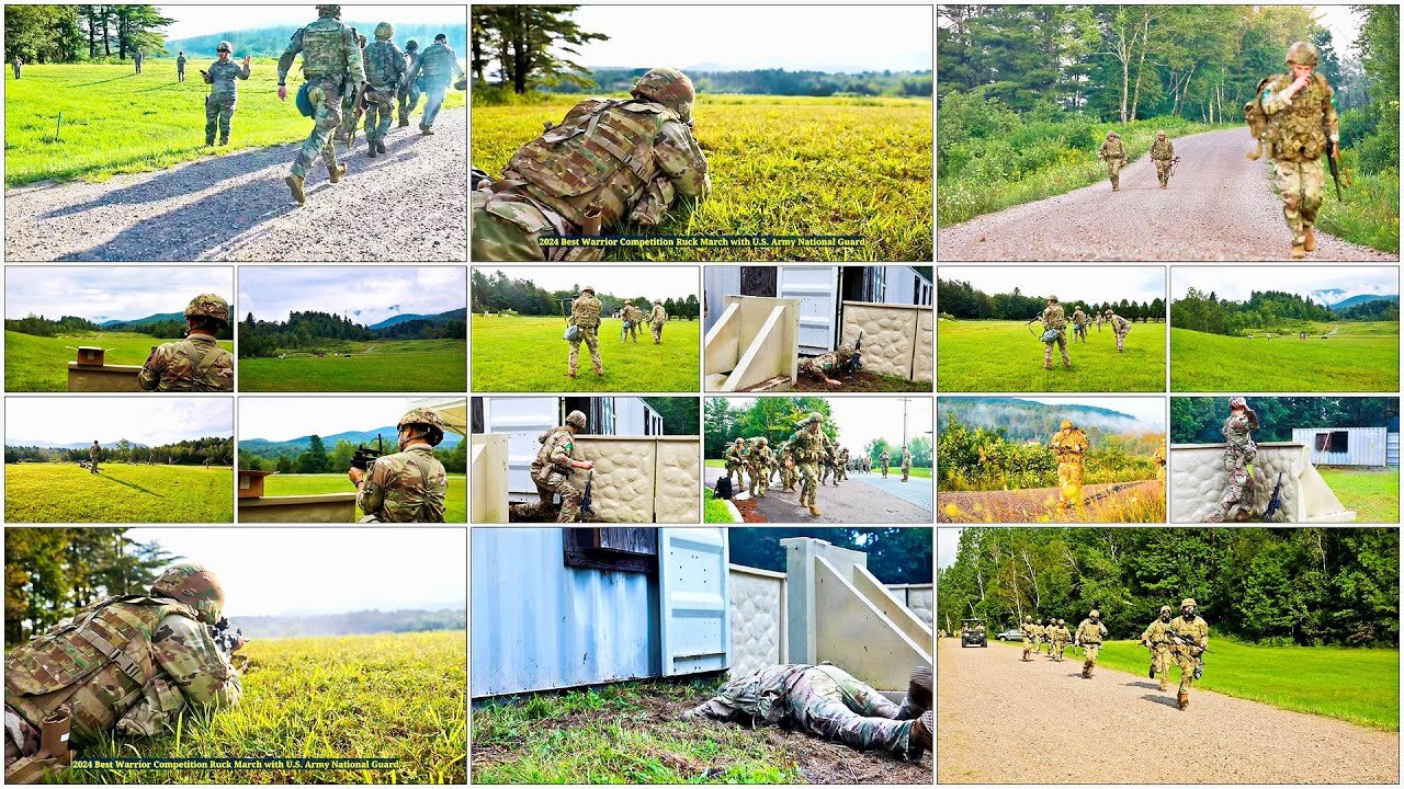 2024 Best Warrior Competition Ruck March with U.S. Army National Guard