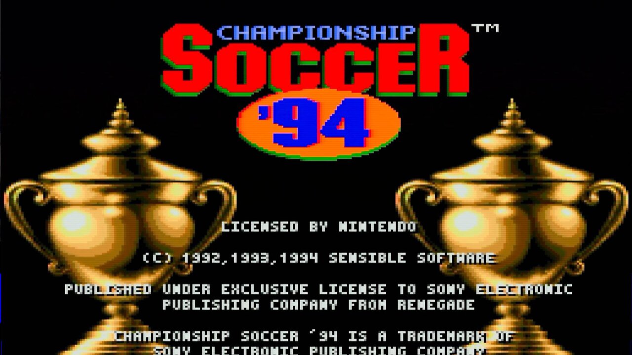 Bate's Backlog - Championship Soccer '94