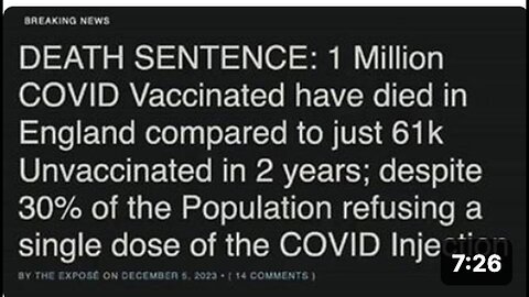 "1 Million Vaccinated Individuals in England Succumb to COVID: Death Toll Soars"