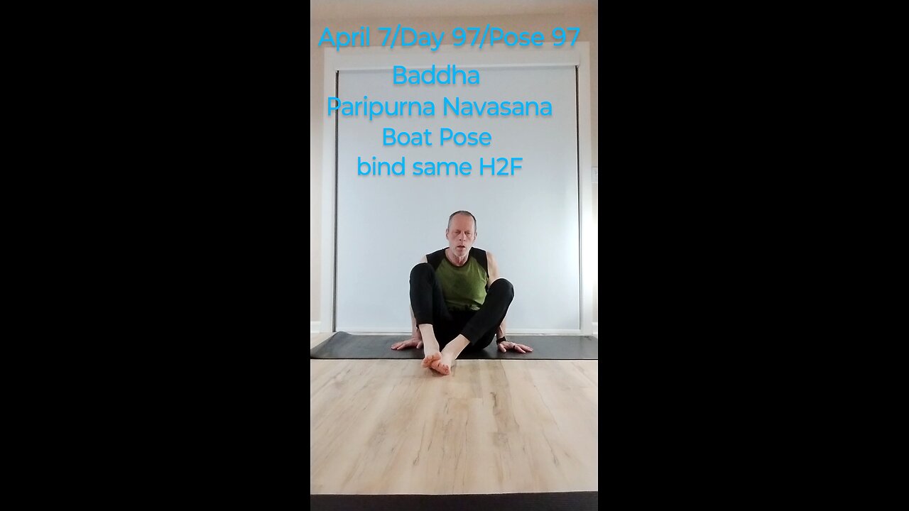 Baddha Paripurna Navasana / Boat Pose bind same H2F