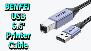 BENFEI 6.6' USB Printer Cable