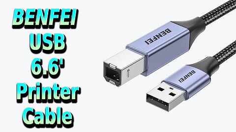 BENFEI 6.6' USB Printer Cable