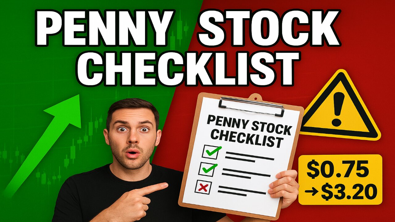 Ultimate Penny Stock Trading Checklist | Avoid Hype & Trade Smart!