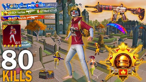 80 Kills🔥 IN 20 MINUTES NEW HARDEST GAMEPLAY 🥵 Pubg mobile - Pubg RICH