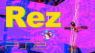 Rez (PS2 remaster, Gameplay, Trance Color Scheme) - Stage 1 Boss (2025)