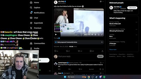 xQc Refuses to Apologize After Saying the N-Word