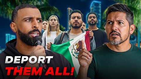 Deport Them ALL. No "Juan" Is Above The Law. Change My Mind (Miami Street Debate)!