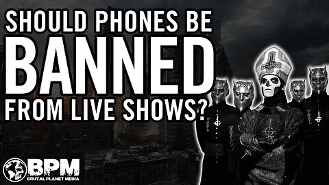 Ghost Takes Away UK Fans Phones Before Recent Concert