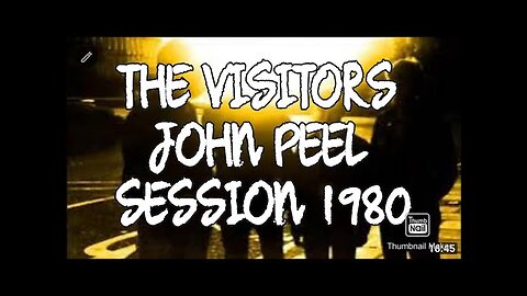 Visitors - John Peel Session 1980....PLEASE LIKE AND SUBSCRIBE, IT'S FREE