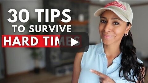 "Survive Today's Economy: 30 Great Depression Habits and Preparations You Should Know"