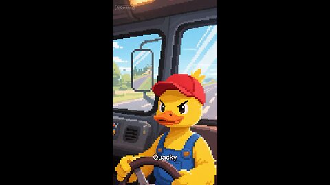 Quacky Drives A Truck 🛻