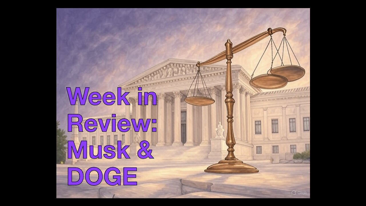 Week in Review 3.29 - Musk & DOGE