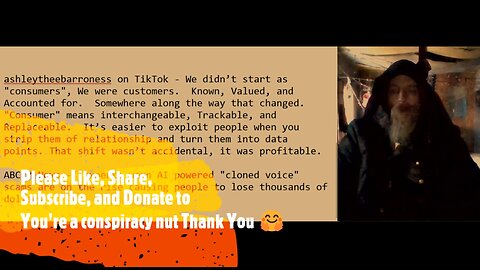 People used to be Customers and now they're Consumers, AI powered voice scam costing thousands