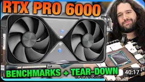 🔥 NVIDIA RTX PRO 6000 Blackwell Benchmarks & Tear-Down | Thermals, Gaming, LLM & Acoustic Tests 🎮🛠️