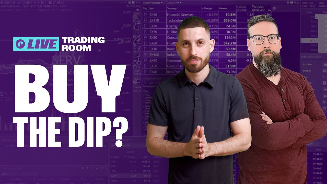 LIVE Trading: Can AMD Rip Right Back Up!