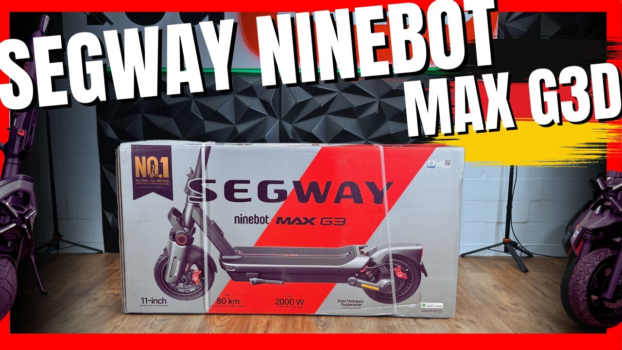 SEGWAY NINEBOT MAX G3 D 🇩🇪 Unboxing & Tech.Details 💡 E-Scooter Neuheit 2025 🚀 #segway
