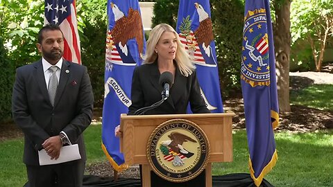 Bondi, Patel announce results of historic child sex predator bust