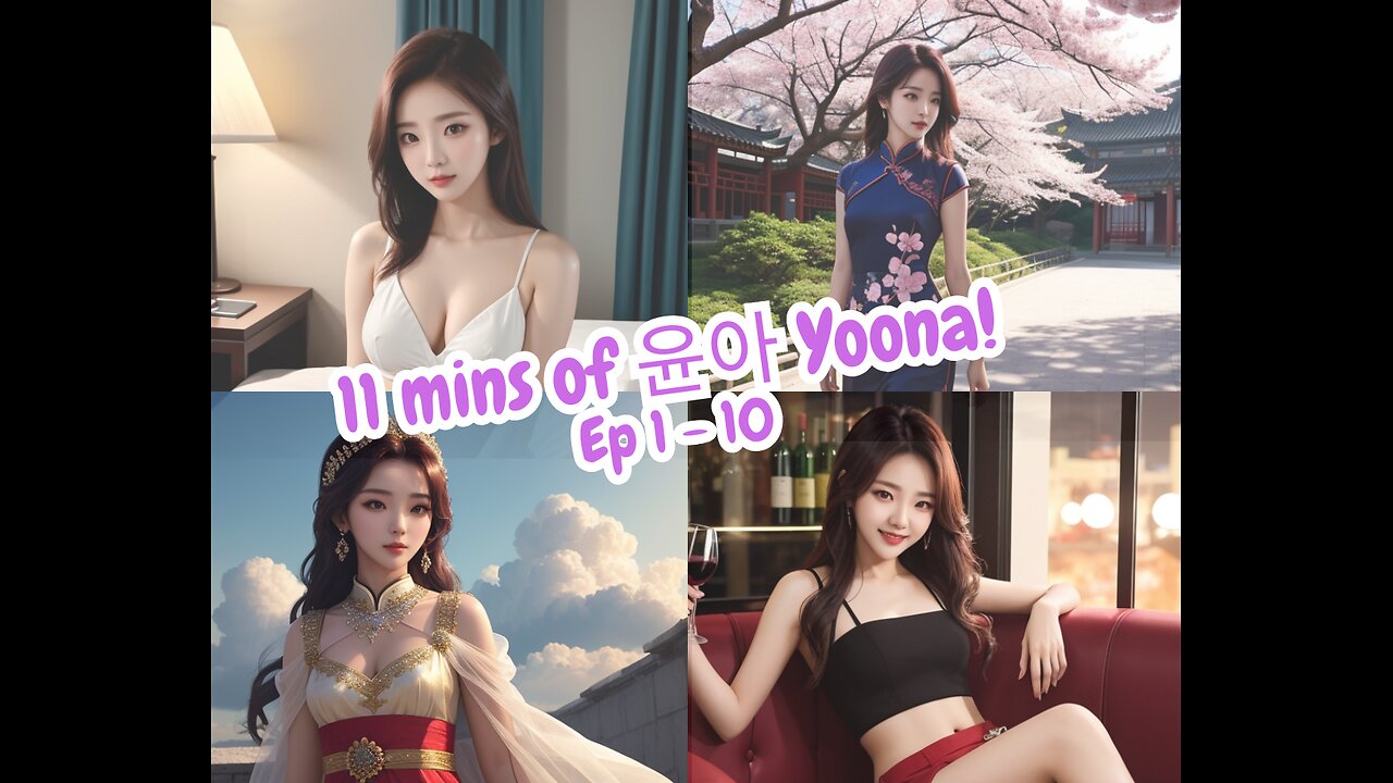 [4k] AI Lookbook - Compilation of Yoona Videos | 윤아 편집 ❤️ (Ep 1-10)