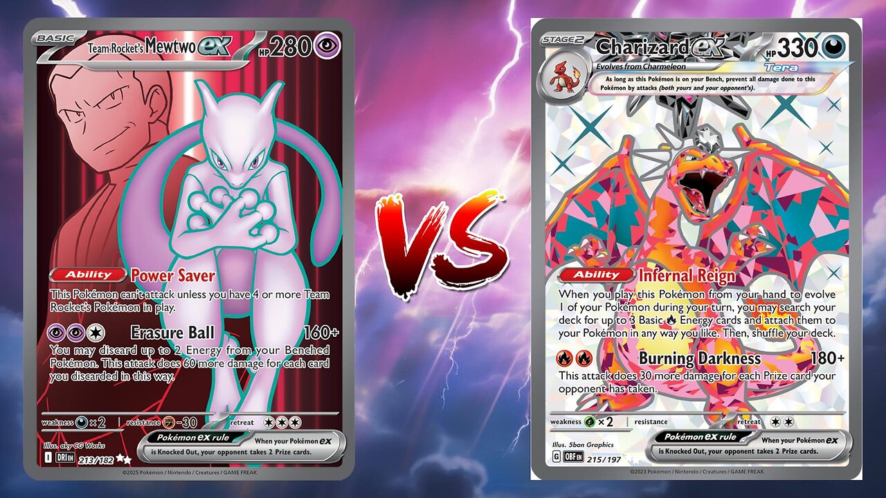 Pokemon TCG Live Team Rocket's Mewtwo EX Spidops VS Charizard EX Pidgeot EX!!