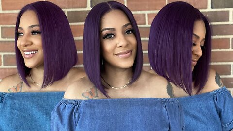LuvMe Royal Purple Bob Purple Passion Install and Review