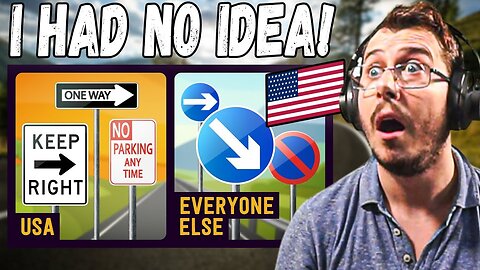 Why US Road Signs Look So Different From the Rest of the World | Reaction & Breakdown