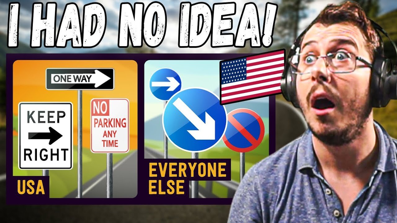Why US Road Signs Look So Different From the Rest of the World | Reaction & Breakdown