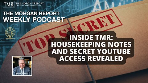 Inside TMR: Housekeeping Notes and Secret Youtube Access Revealed
