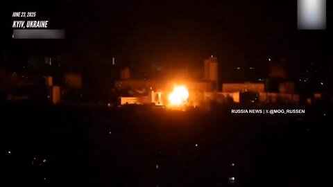 Multiple Geran Drones Strike Kiev • 23 June 2025