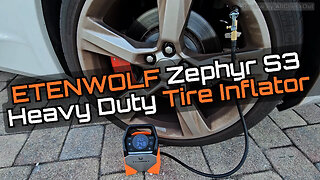 ETENWOLF ZEPHYR S3 Tire Inflator Unboxing and Full Tutorial Portable Air Compressor Review