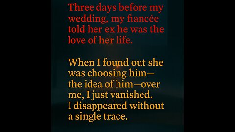 Three Days Before Our WEDDING She Said Her EX Was Her TRUE LOVE — How Do I Recover From This?