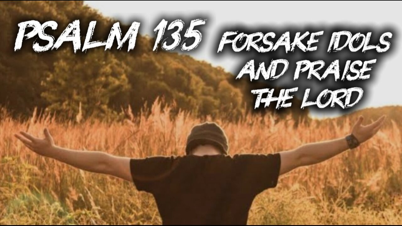 Psalm 135: Why God Alone Deserves Your Worship, so, Ditch the Idols and Praise the Lord