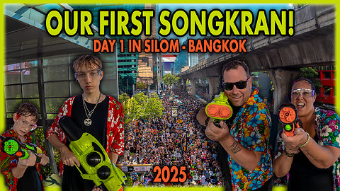 Experience Songkran 2025 in Bangkok's Silom Road | Thailand's Epic Water Festival Adventure