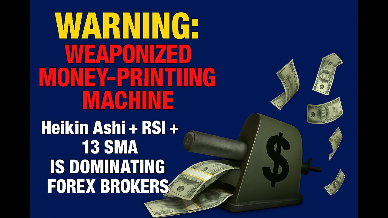 WARNING: WEAPONIZED MONEY PRINTING MACHINE-Heikin Ashi + RSI + 13 SMA Is DOMINATING FOREX BROKERS!